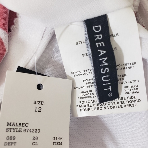 Dreamsuit Front Cut Out Sleeveless Floral Tankini - Picture 7 of 8